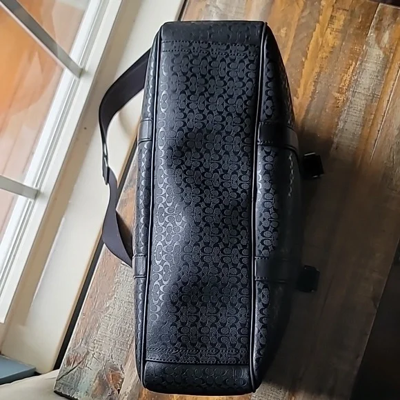 Coach Heritage Signature Embossed PVC Commuter - Picture 4 of 16